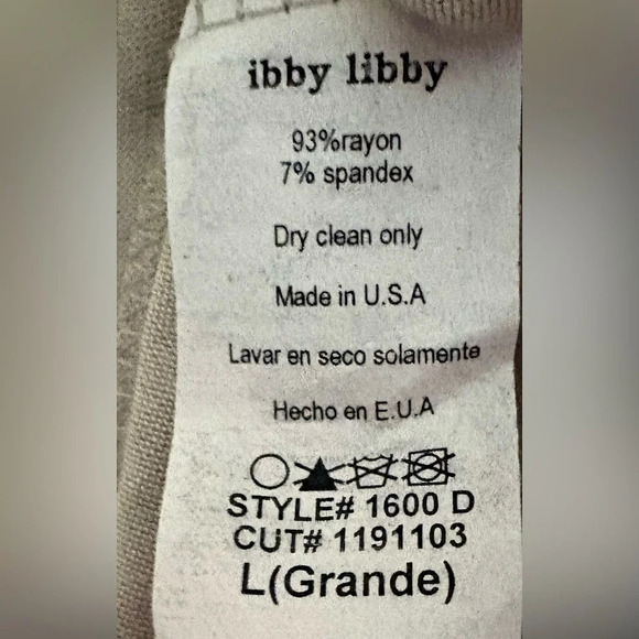 Women’s dress with unique side detail by Ibby Libby Size Large - Picture 4 of 5
